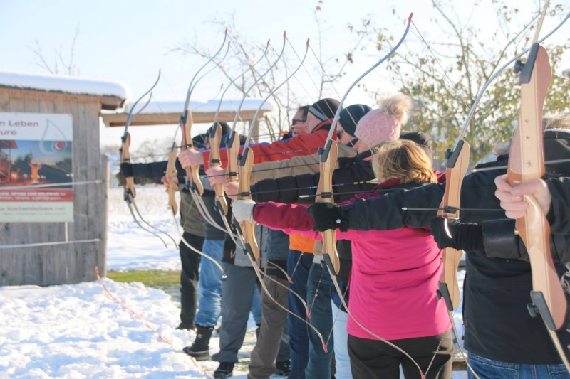 Lust am Leben Feuerlaufen Winter