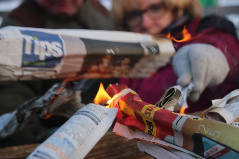 Lust am Leben Feuerlaufen Winter