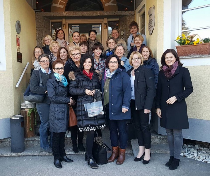 Lust am Leben Frau in der Wirtschaft