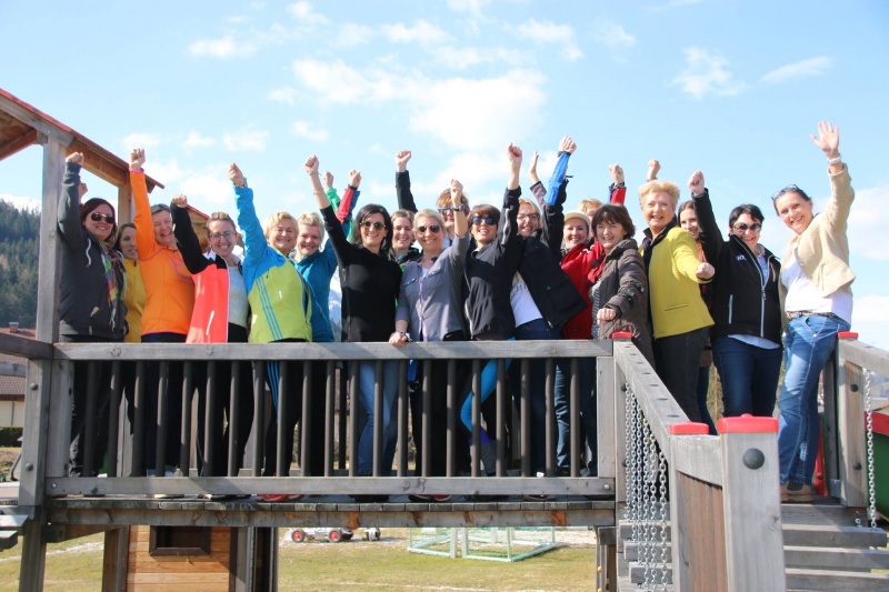 Lust am Leben Frau in der Wirtschaft