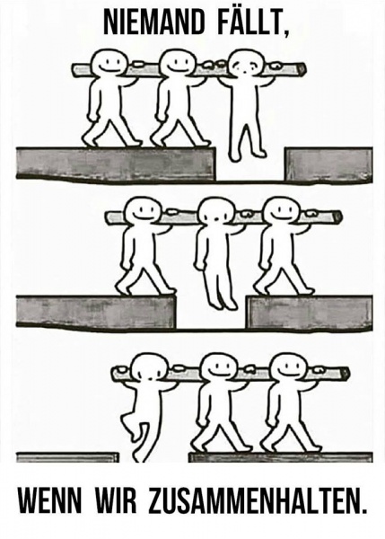 Lust am Leben zusammenhalt